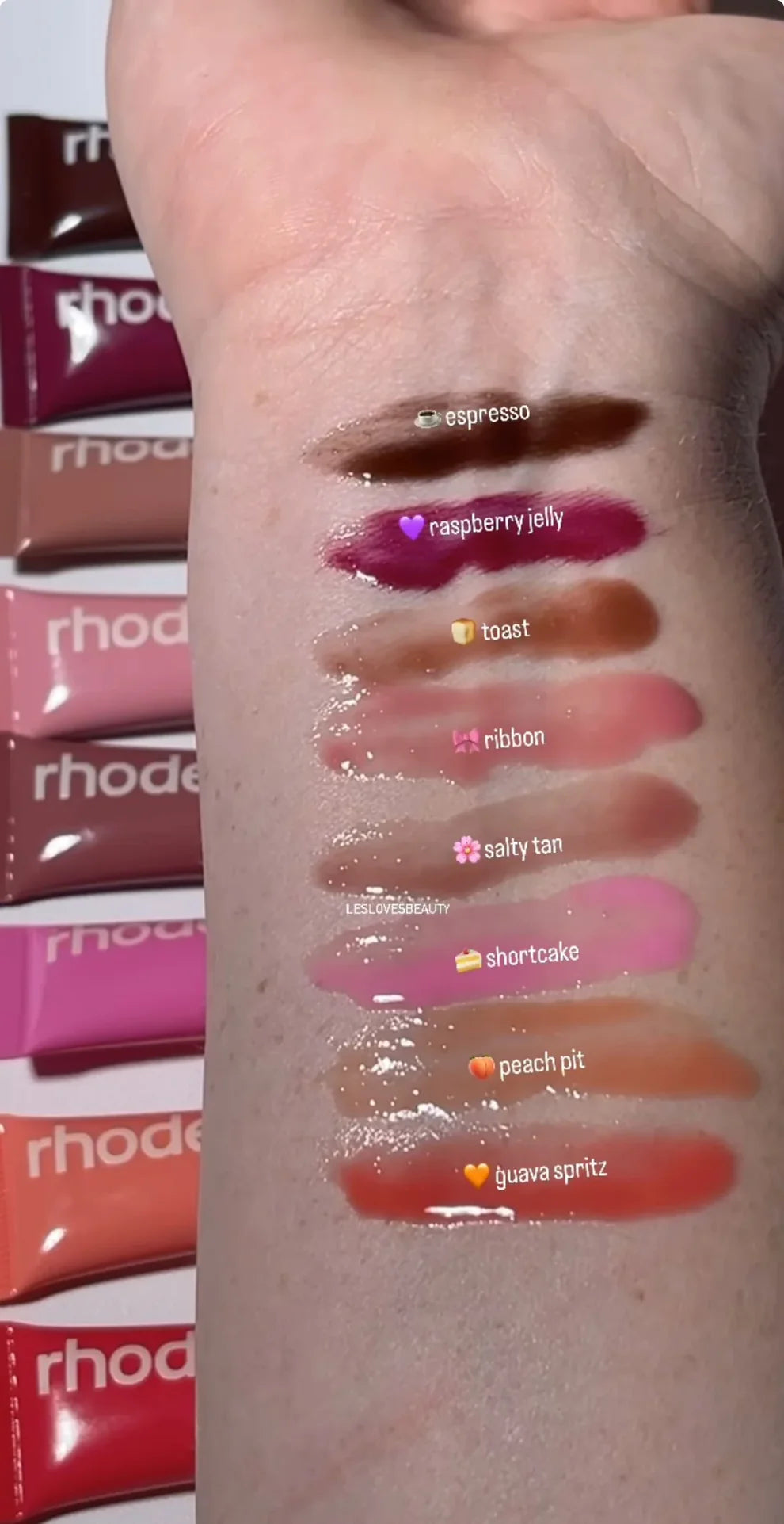 Rhode Peptide Lip Tint Pack of 4